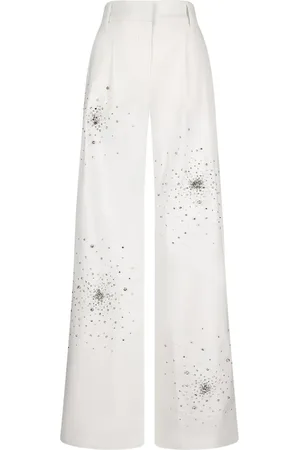 Des Phemmes Crystal-embellished trousers