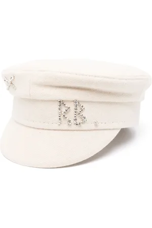 Ruslan Baginskiy Crystal-embellished baker boy cap