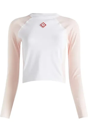 Casablanca Logo-patch raglan-sleeve top