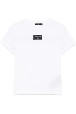 Balmain Logo-appliqué T-shirt