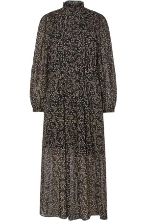 Isabel Marant High-neck floral-print midi dress