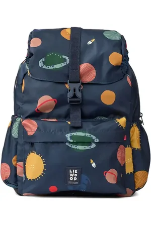 Liewood Planets-print buckle backpack