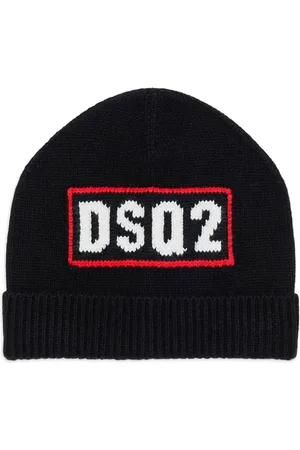 Dsquared2 Intarsia-knit logo beanie
