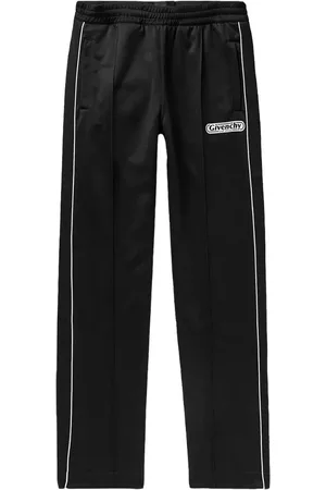 Givenchy Side-stripe logo-patch sweatpants