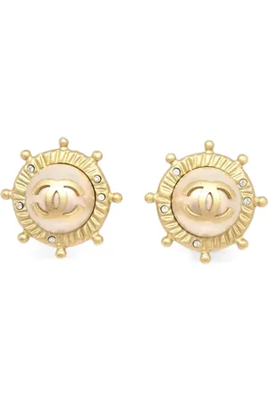 CHANEL 2005 Interlocking CC earrings
