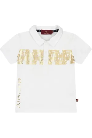 Aigner Logo cotton polo shirt