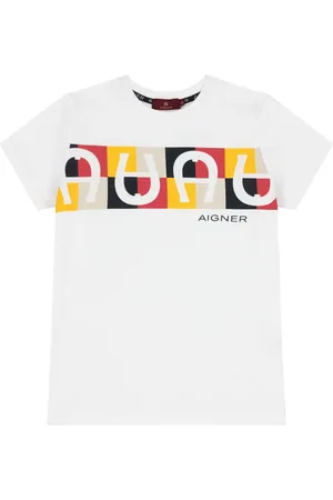 Aigner Logo-horseshoe panel T-shirt