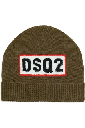 Dsquared2 Intarsia-knit logo beanie