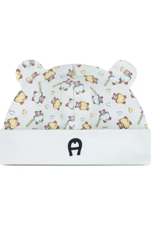 Aigner Teddy-bear print hat