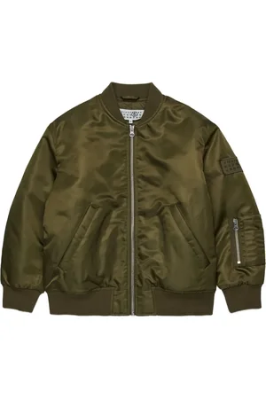Maison Margiela Logo-appliqué bomber jacket