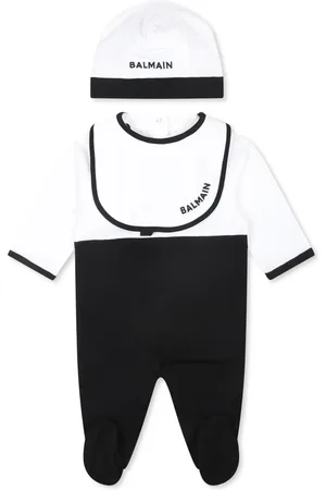 Balmain Logo-print baby grow set