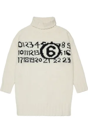 Maison Margiela Numbers-motif turtleneck sweater