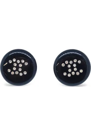 CHANEL 2000 button earrings