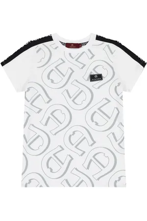 Aigner Logo-print panelled T-shirt