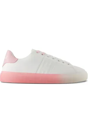 VERSACE Embossed-logo gradient sole sneakers