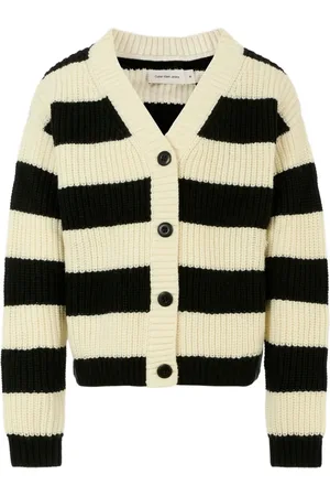 Calvin Klein Stripe button cardigan