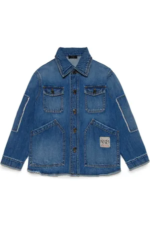 Nº21 Logo-patch denim jacket