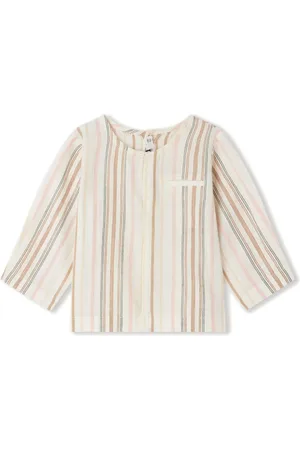 BONPOINT Gauguin striped cotton blouse