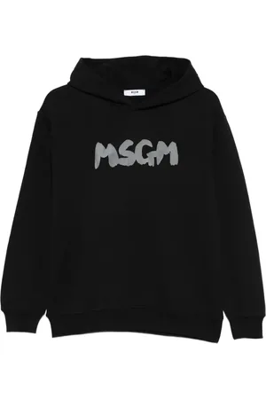 Msgm Logo-print hooded sweatshirt