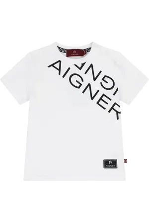 Aigner Diagonal-logo cotton T-shirt