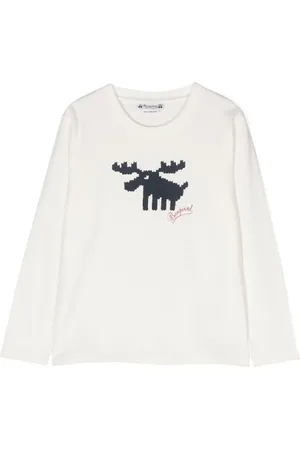 BONPOINT Graphic-print long-sleeve T-shirt