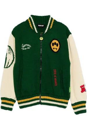 BARROW Logo-detail varsity jacket