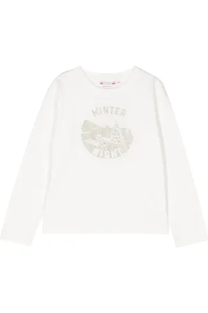 BONPOINT Graphic-print long-sleeve T-shirt