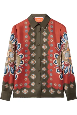 La DoubleJ Placée floral print shirt