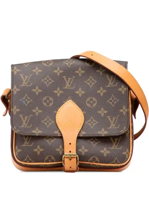 LOUIS VUITTON 1986 Monogram Cartouchiere MM crossbody bag