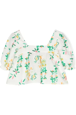 The Animals Observatory Mandrill floral-print blouse