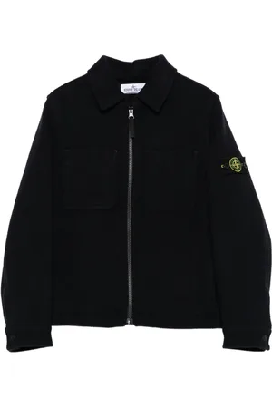 Stone Island Patch-pocket zip-front jacket