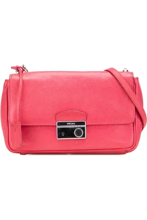 Prada 2013-2020 Saffiano Sound Lock crossbody bag