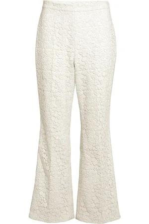 Giambattista Valli Daisy macramé trousers