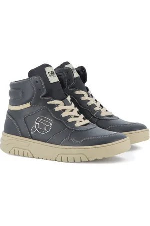 Karl Lagerfeld Ikon-print high-top sneakers