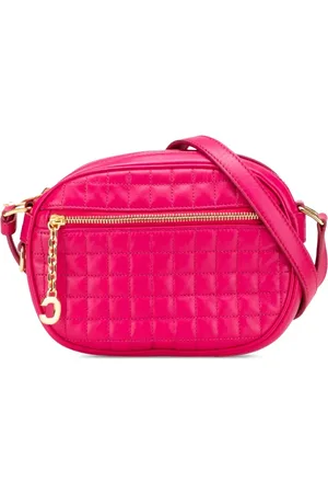 Céline 2019 Quilted Calfskin C Charm crossbody bag