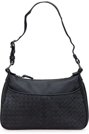 Bottega Veneta 2000-2007 Coated Canvas Intrecciato shoulder bag
