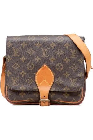 LOUIS VUITTON 1990 Monogram Cartouchiere MM crossbody bag
