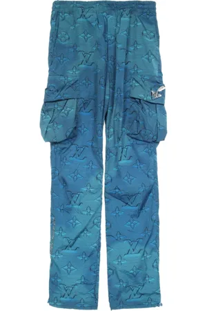 LOUIS VUITTON 2010s Monogram-pattern cargo pants