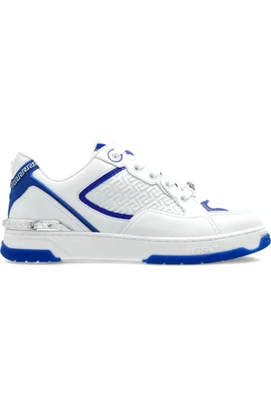 VERSACE Greca pattern leather sneakers