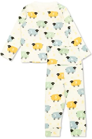 Stella McCartney Sheep-print cotton trousers (set of two)