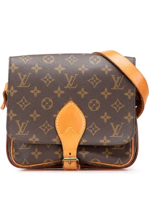 LOUIS VUITTON 1990 Monogram Cartouchiere MM crossbody bag