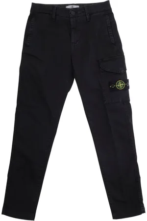 Stone Island Cargo-pocket cotton trousers