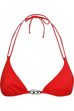 Diesel Logo-plaque triangle bikini top