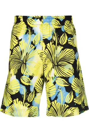 Msgm Floral-print track shorts