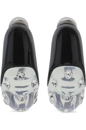 Lanvin Crystal-embellished hoop earrings