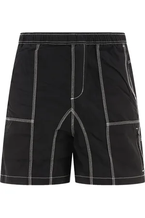 Brain Dead Panelled contrast-stitch shorts