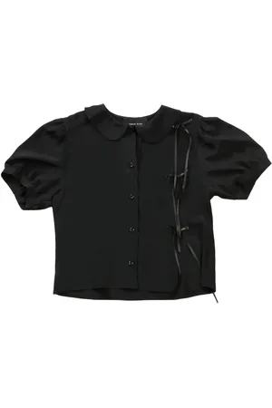 Simone Rocha Bow-detail puff-sleeves shirt