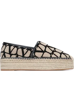 VALENTINO GARAVANI Platform pattern espadrilles