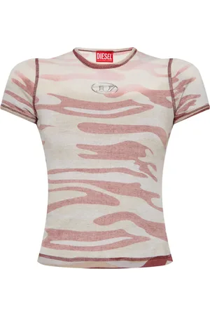 Diesel Camouflage-pattern cotton t-shirt