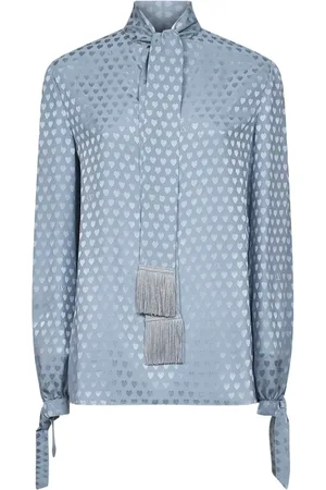 VALENTINO GARAVANI Fringed heart-motif shirt
